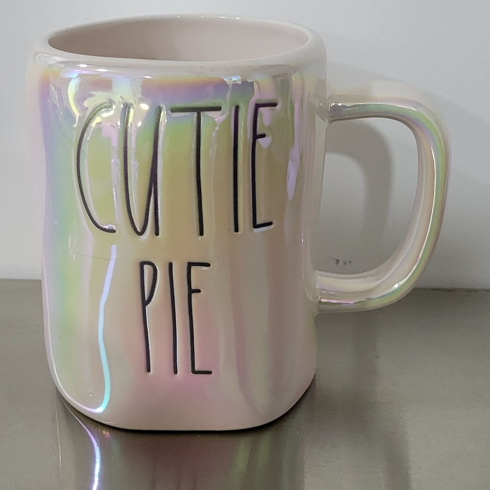 Rae Dunn Iridescent 'Cutie Pie' Mug